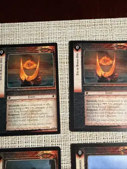 Lord of the Rings TCG 10 Rare Card Lot Sauron Culture - Image 4