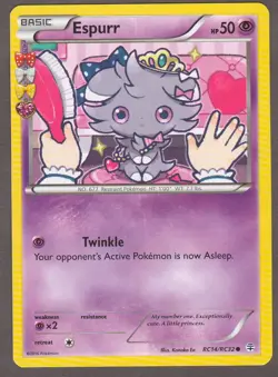 Espurr RC14/RC32 Generations Radiant Collection 2016 Pokemon Card NM - Image 1