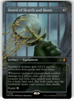 Sword of Hearth and Home (Borderless) 324 TMNT Magic: The Gathering Foil NM - Image 1