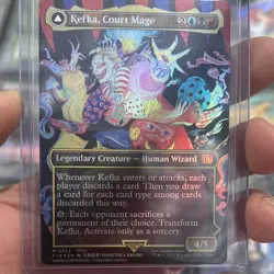 Magic: The Gathering FFVI Kefka Court Mage & Ruler of Ruin Foil Amano - Image 1