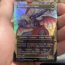 Magic: The Gathering FFVI Kefka Court Mage & Ruler of Ruin Foil Amano - Image 3