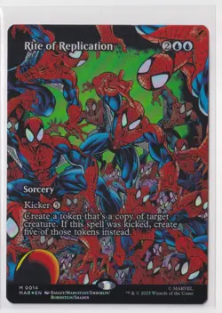 2025 Marvel's Spider-Man Magic The Gathering Rite of Replication - Foil 14 - Image 1