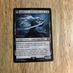 Magic the Gathering Final Fantasy Sephiroth Fabled Soldier Non-Foil Mythic - Image 1