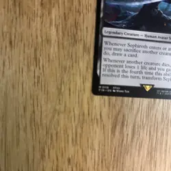 Magic the Gathering Final Fantasy Sephiroth Fabled Soldier Non-Foil Mythic - Image 2