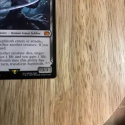 Magic the Gathering Final Fantasy Sephiroth Fabled Soldier Non-Foil Mythic - Image 5