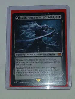 MTG- Sephiroth Fabled SOLDIER & One-Winged Angel - Final Fantasy - Image 2