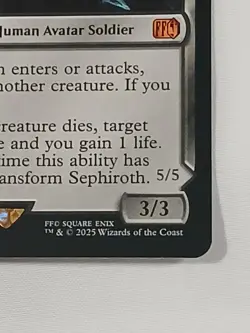 MTG- Sephiroth Fabled SOLDIER & One-Winged Angel - Final Fantasy - Image 3