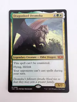 Dragonlord Dromoka Commander: Tarkir: Dragonstorm • Regular MTG - Image 1