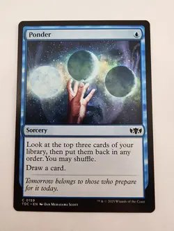 Ponder Commander: Tarkir: Dragonstorm • Regular MTG - Image 1