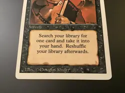 MTG Revised (3rd Edition) Demonic Tutor LP - Image 3