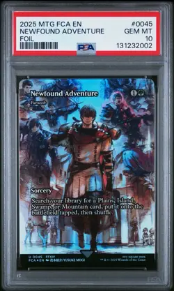2025 Newfound Adventure - Farseek MTG FINAL FANTASY Foil #0045 PSA 10 - Image 1