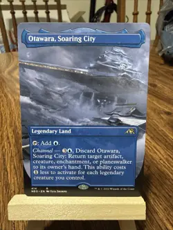 Otawara, Soaring City (Borderless) Kamigawa: Neon Dynasty Regular NM - Image 1