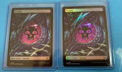 Tarkir Dragonstorm DRAGON EYE Swamp x2 FOIL mtg I Combine Ship - Image 1