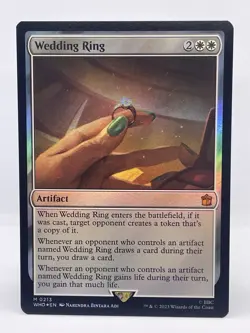 Magic The Gathering - Wedding Ring - Universes Beyond: Doctor Who (WHO) Foil - Image 1