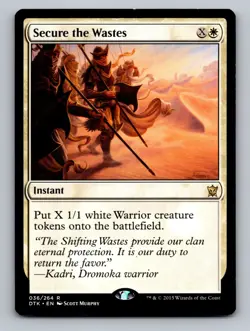 Secure the Wastes R Dragons of Tarkir 36 NM - Image 1