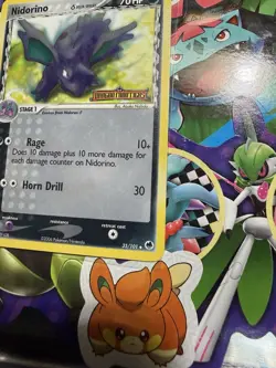Pokemon Nidorino Reverse Stamp Holo Dragon Frontiers 35/101 LP Condition - Image 5