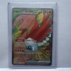 Pokemon TCG Ethan's Ho-Oh EX 209/182 Sv10 Destined Rivals Ultra Rare Holo 230 HP - Image 1