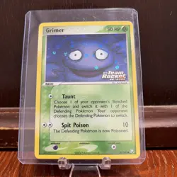 Pokemon TCG Grimer 56/109 Team Rocket Returns Reverse Holo - Image 1