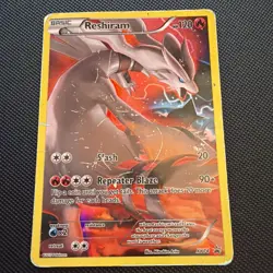 2015 Pokemon TCG - Reshiram XY Black Star Promo XY74 Full Art Holo - Image 1