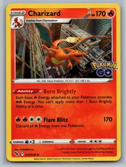 Charizard Pokemon GO 010/078 2022 NM - Image 1