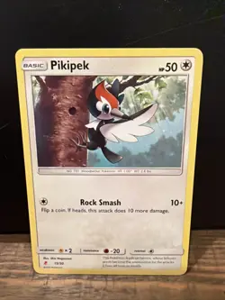 Pikipek 15/30 - Lycanroc Trainer Kit - Pokemon TCG Card - LP - Image 1