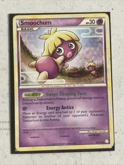 SMOOCHUM 2009 Pokemon HeartGold & SoulSilver Rare POKEMON 30/123 - Image 1