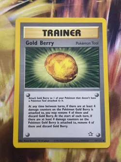 Gold Berry - 93/111 - Trainer - Neo Genesis - Pokemon - Vintage - 2000 - Image 1