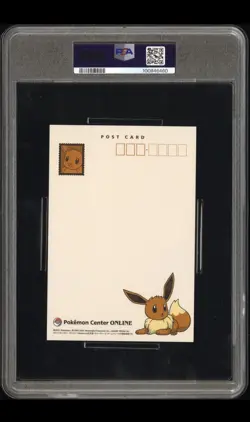 2021 POKEMON CENTER ONLINE EXPLORATION CAMPAIGN POSTCARD EEVEE PSA 10 - Image 2