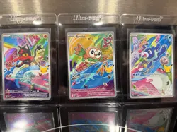 Pokemon First Partner Illustration Promo Gen 7 Starters - Image 1
