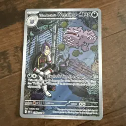 Pokemon Team Rocket's Weezing Sv10 Destined Rivals Illustration Rare Full Art H… - Image 1