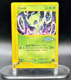 Celebi (Pokemon 4Ever) 50/53 Black Star Promo Pokemon Wotc Promo Vintage LP/MP - Image 2