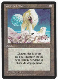 ►Magic-Style◄ MTG - Winter Orb - French Revised FBB - Good- - Image 1