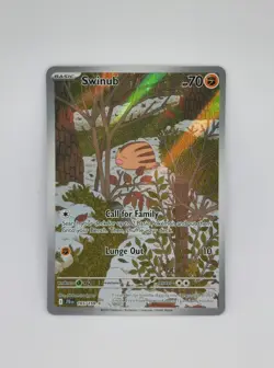 Pokemon - Swinub 165/159 Sv09: Journey Together Holo-Pack fresh NM - Image 1