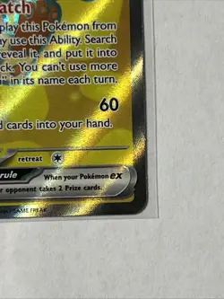 Pokemon TCG Meowth ex 107/088 Full Art Ultra Rare - Perfect Order - Near Mint - Image 5
