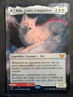 Mila, Crafty Companion - Borderless - Strixhaven: School of Mages (MTG) - Image 1