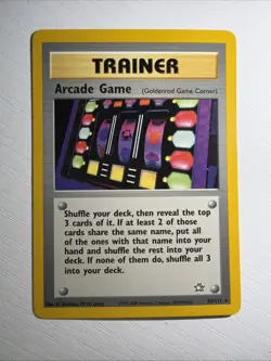 Pokemon Arcade Game 83/111 - NM - Neo Genesis 2000 - Rare Trainer - Image 1