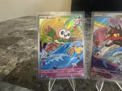 Pokemon TCG First Partner Illustration Collection Series 1 Gen 7 Alola Starters - Image 2