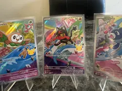 Pokemon TCG First Partner Illustration Collection Series 1 Gen 7 Alola Starters - Image 5