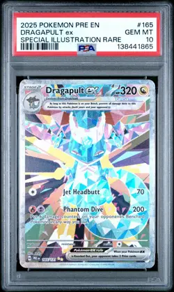POKEMON PRE EN-PRISMATIC EVOLUTIONS 165/131 DRAGAPULT EX SIR PSA 10 - Image 1
