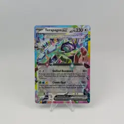Terapagos ex Holo Double Rare SV: Prismatic Evolutions Pokemon TCG 092/131 NM+ - Image 1