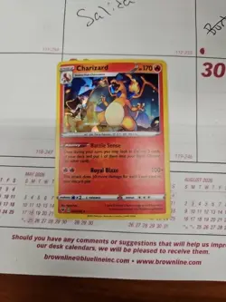 Charizard 025/185 Cracked Ice Holo Pokemon 2020 Vivid Voltage Deck Exclusive NM - Image 1