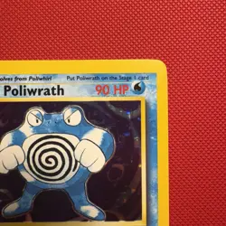 Pokemon Vintage Base Set Poliwrath 13/102 Holo Rare Wotc 1999 - Image 3