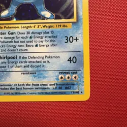 Pokemon Vintage Base Set Poliwrath 13/102 Holo Rare Wotc 1999 - Image 4