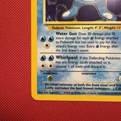 Pokemon Vintage Base Set Poliwrath 13/102 Holo Rare Wotc 1999 - Image 5