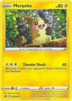 Pokemon TCG Morpeko Sword & Shield SWSH012 Holo Promo Promo - Image 1