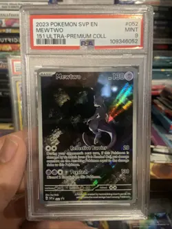 2023 Pokemon SVP EN #52 Mewtwo Black Star Promo Ultra Premium collection PSA 9 - Image 3