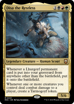 MTG Magic 1x Disa the Restless FOIL (M/NM) Commander Modern Horizons 3 - Image 1