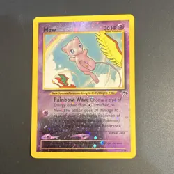 Pokemon TCG Mew Southern Islands Promo Reverse Holo 01/18 30 HP - Image 1