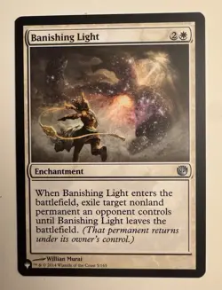 MTG Magic the Gathering Banishing Light (JOU-5/2934) The List LP - Image 1