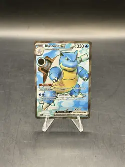 Pokemon TCG Blastoise ex 184/165 Ultra Rare Holo Scarlet & Violet 151 NM - Image 1